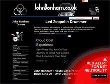 Tablet Screenshot of johnbonham.co.uk